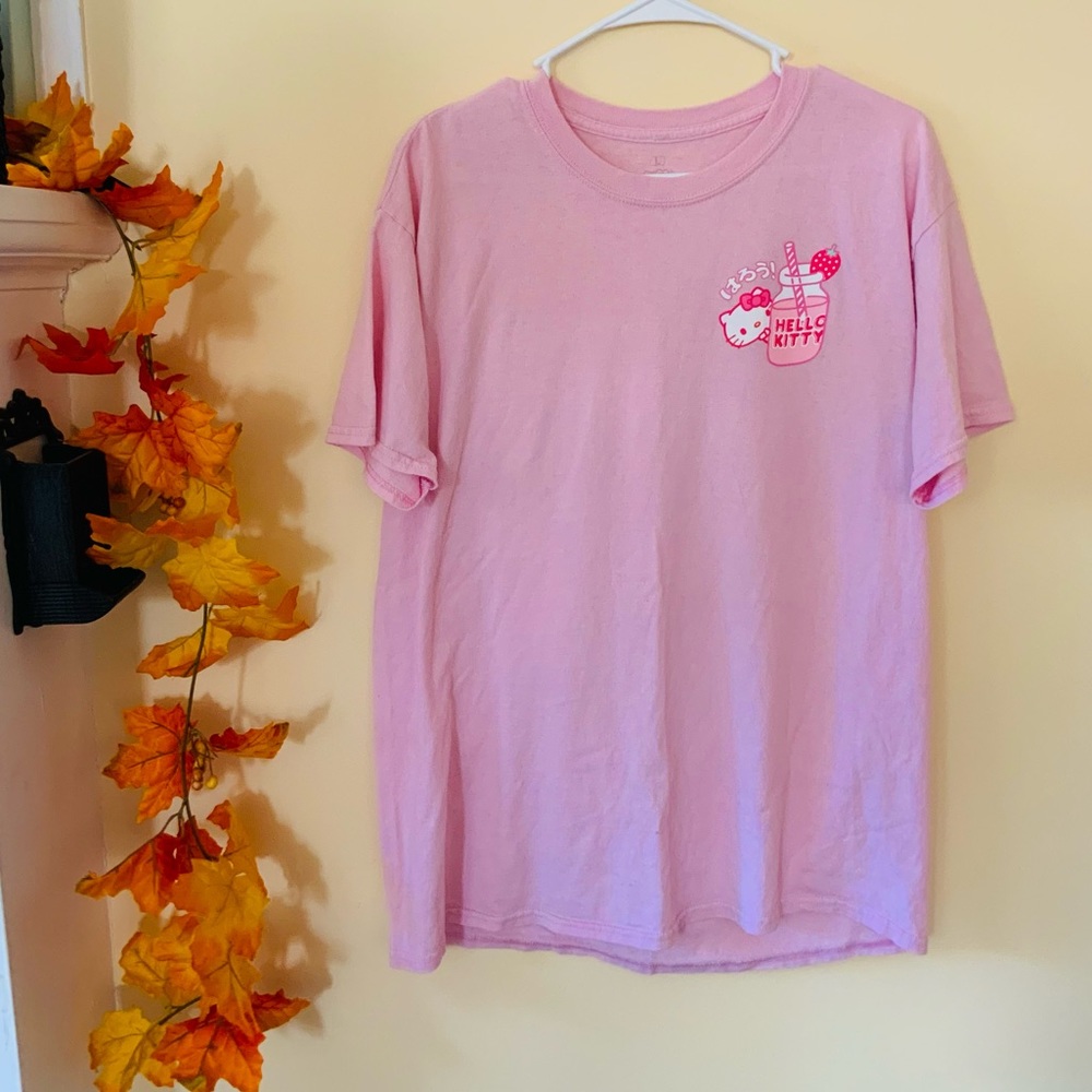 Hello Kitty Strawberry Milk Tshirt